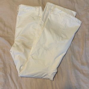 White North Face Ski Pants